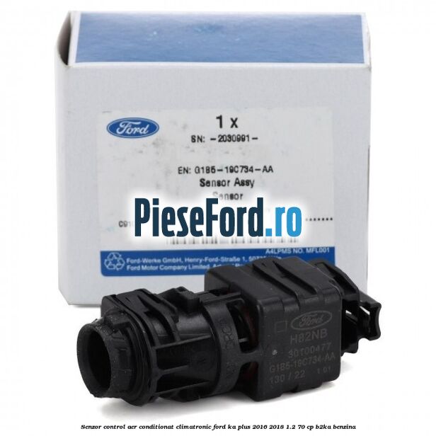 Senzor control aer conditionat, climatronic Ford Ka plus 2016-2018 1.2 70 cp Senzor control aer conditionat, climatronic Ford Ka plus 2016-2018 1.2 70 cp B2KA benzina