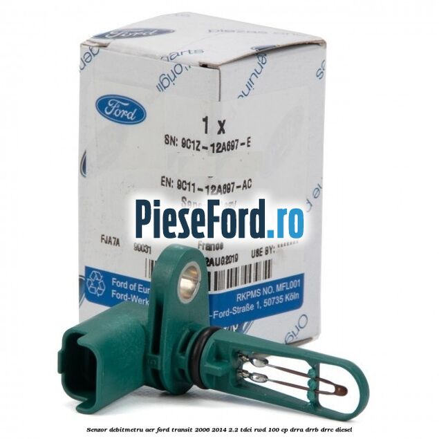 Senzor debitmetru aer Ford Transit 2006-2014 2.2 TDCi RWD 100 cp DRRA, DRRB, DRRC diesel