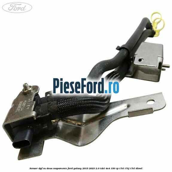 Senzor DPF cu doua esapamente Ford Galaxy 2015-2023 2.0 TDCi 4x4 150 cp T7CI, T7CJ, T7CL diesel