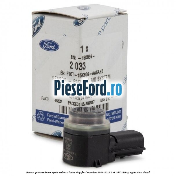 Senzor parcare bara spate culoare lunar sky Ford Mondeo 2014-2018 1.6 TDCi 115 cp Senzor parcare bara spate culoare lunar sky Ford Mondeo 2014-2018 1.6 TDCi 115 cp NGCA, U3CA diesel