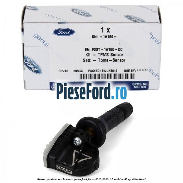Senzor presiune aer la roata janta Ford Focus 2019-2023 1.5 EcoBlue 95 cp Z2DA diesel