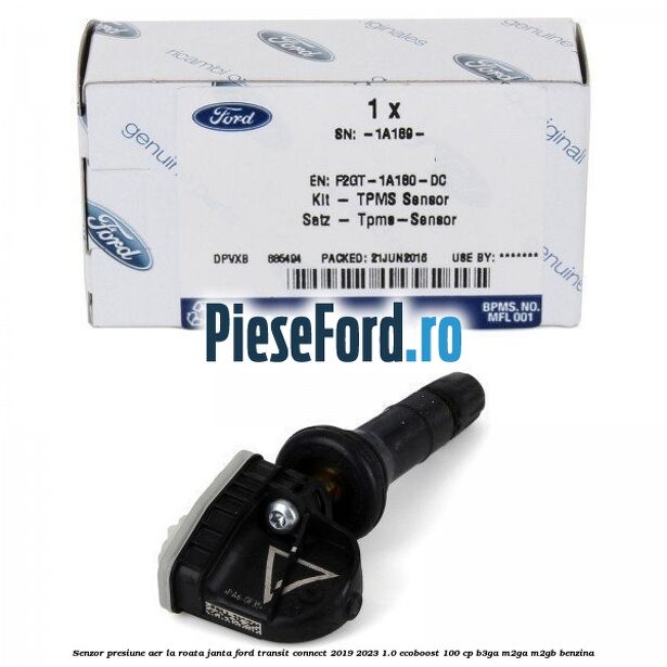 Senzor presiune aer la roata janta Ford Transit Connect 2019-2023 1.0 EcoBoost 100 cp B3GA, M2GA, M2GB benzina