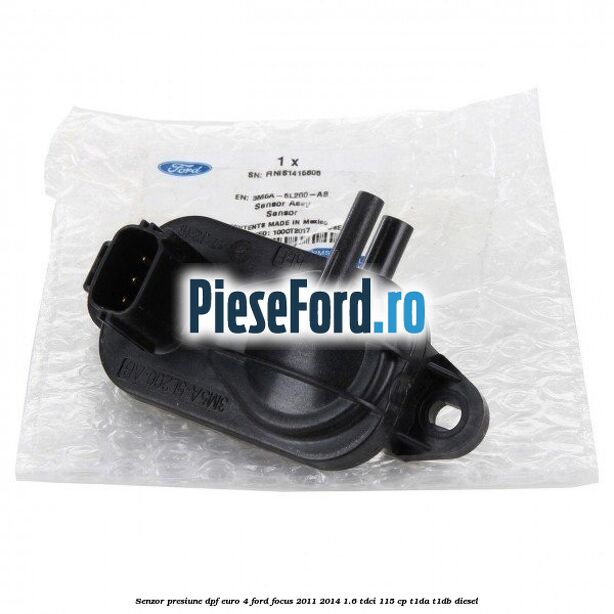 Senzor presiune DPF euro 4 Ford Focus 2011-2014 1.6 TDCi 115 cp T1DA, T1DB diesel