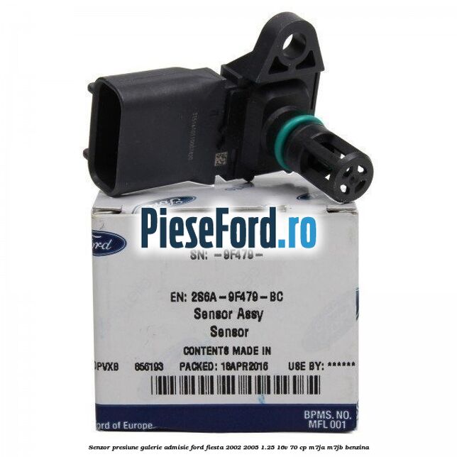 Senzor presiune galerie admisie Ford Fiesta 2002-2005 1.25 16V 70 cp M7JA, M7JB benzina