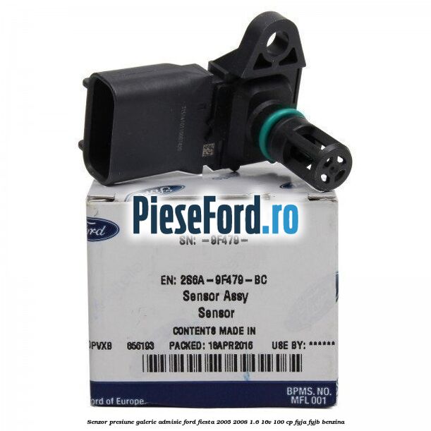 Senzor presiune galerie admisie Ford Fiesta 2005-2008 1.6 16V 100 cp FYJA, FYJB benzina