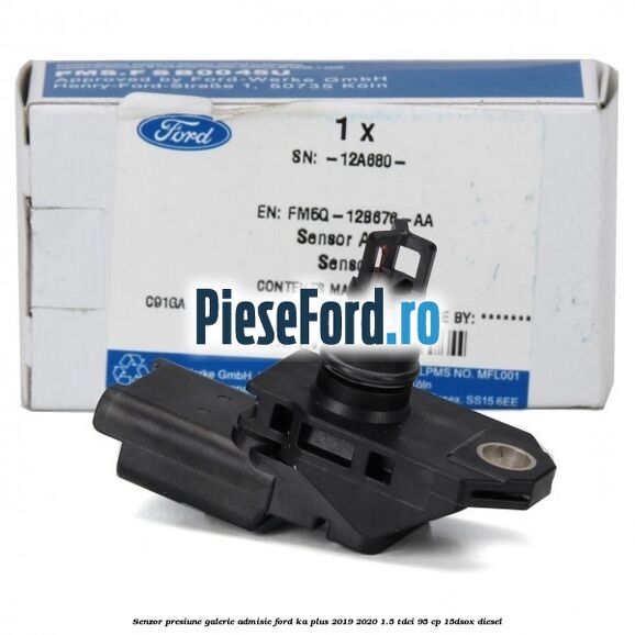 Senzor presiune galerie admisie Ford Ka plus 2019-2020 1.5 TDCI 95 cp 15DSOX diesel