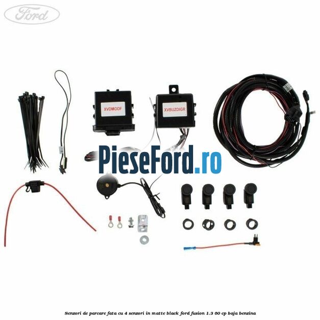 Senzori de parcare fata, cu 4 senzori in matte black Ford Fusion 1.3 60 cp BAJA benzina