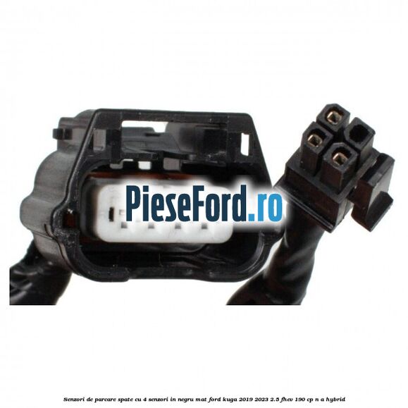 Senzori de parcare spate, cu 4 senzori in negru mat Ford Kuga 2019-2023 2.5 FHEV 190 cp n/a hybrid