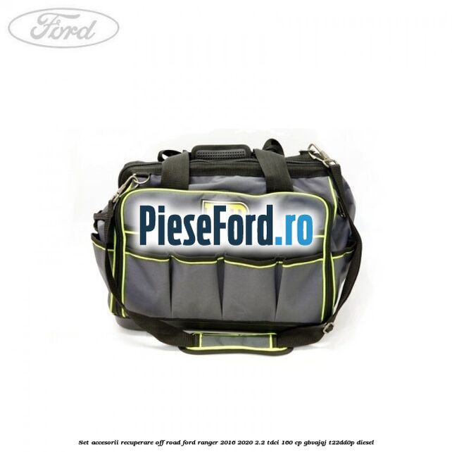 Set accesorii recuperare off-road Ford Ranger 2016-2020 2.2 TDCi 160 cp GBVAJQJ, T22DD0P diesel