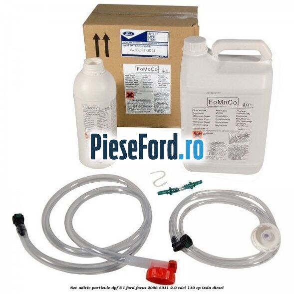 Set aditiv particule DPF 5 L Ford Focus 2008-2011 2.0 TDCi 110 cp IXDA diesel