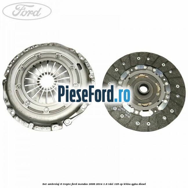 Set ambreiaj 6 trepte Ford Mondeo 2008-2014 1.8 TDCi 125 cp Set ambreiaj 6 trepte Ford Mondeo 2008-2014 1.8 TDCi 125 cp KHBA, QYBA diesel