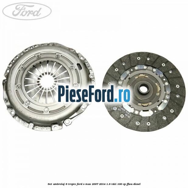Set ambreiaj 6 trepte Ford S-Max 2007-2014 1.8 TDCi 100 cp FFWA diesel