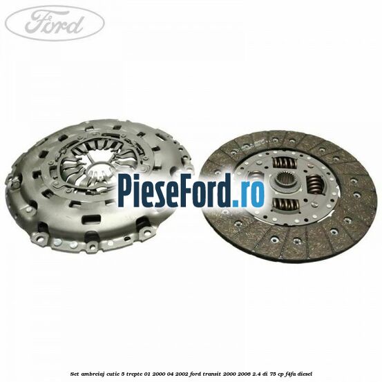 Set ambreiaj cutie 5 trepte 01/2000-04/2002 Ford Transit 2000-2006 2.4 DI 75 cp F4FA diesel