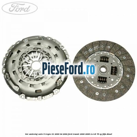 Set ambreiaj cutie 5 trepte 01/2000-04/2002 Ford Transit 2000-2006 2.4 DI 75 cp F4FA diesel