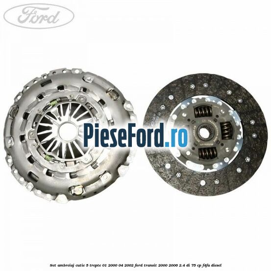 Set ambreiaj cutie 5 trepte 01/2000-04/2002 Ford Transit 2000-2006 2.4 DI 75 cp F4FA diesel