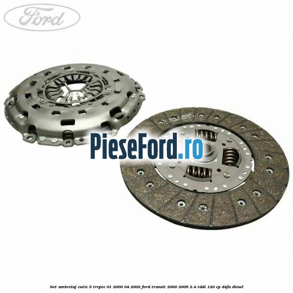 Set ambreiaj cutie 5 trepte 01/2000-04/2002 Ford Transit 2000-2006 2.4 TDdi 120 cp D4FA diesel