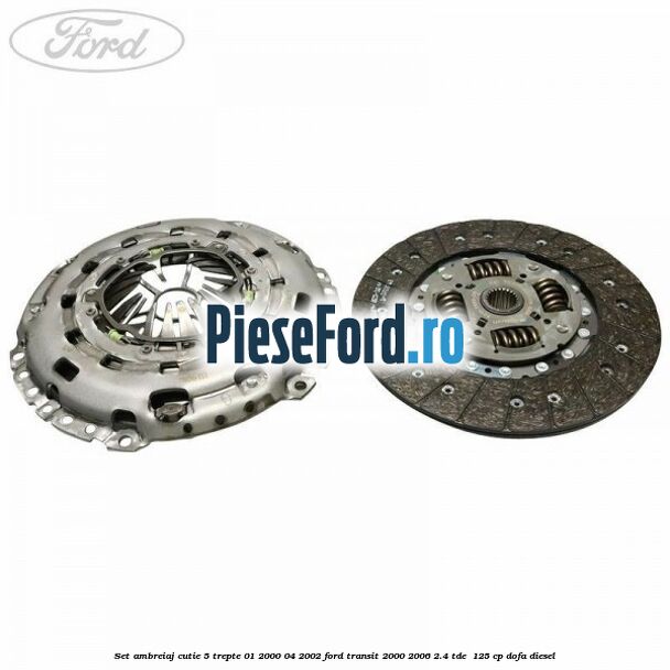 Set ambreiaj cutie 5 trepte 01/2000-04/2002 Ford Transit 2000-2006 2.4 TDE  125 cp DOFA diesel