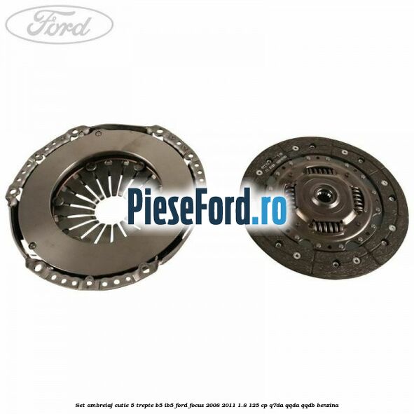 Set ambreiaj cutie 5 trepte B5/IB5 Ford Focus 2008-2011 1.8 125 cp Set ambreiaj cutie 5 trepte B5/IB5 Ford Focus 2008-2011 1.8 125 cp Q7DA, QQDA, QQDB benzina