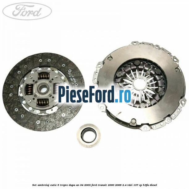 Set ambreiaj cutie 5 trepte dupa an 04/2003 Ford Transit 2000-2006 2.4 TDCi 137 cp H9FA diesel