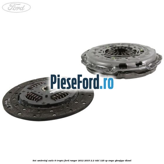 Set ambreiaj cutie 6 trepte Ford Ranger 2012-2015 2.2 TDCi 125 cp ENQW, GBVAJQW diesel