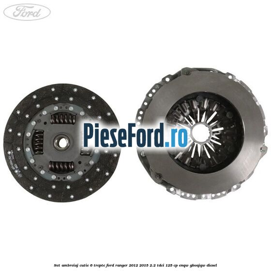 Set ambreiaj cutie 6 trepte Ford Ranger 2012-2015 2.2 TDCi 125 cp ENQW, GBVAJQW diesel