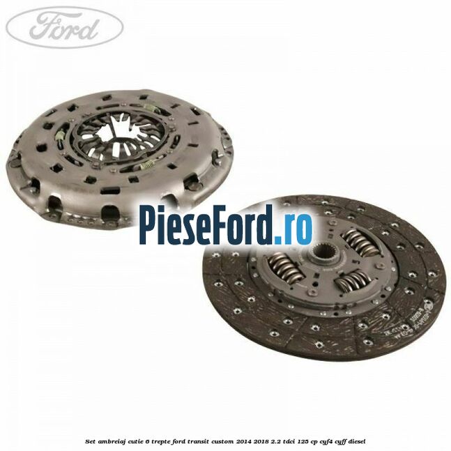 Set ambreiaj cutie 6 trepte Ford Transit Custom 2014-2018 2.2 TDCi 125 cp CYF4, CYFF diesel