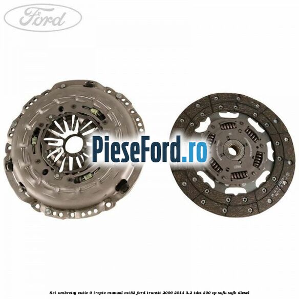 Set ambreiaj cutie 6 trepte manual MT82 Ford Transit 2006-2014 3.2 TDCi 200 cp SAFA, SAFB diesel