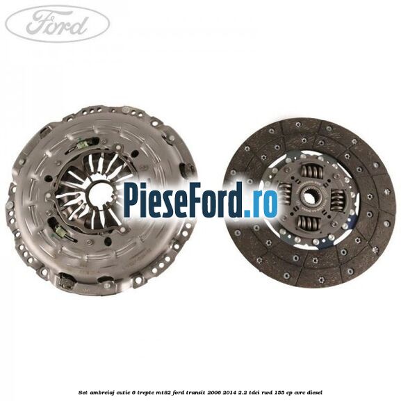 Set ambreiaj cutie 6 trepte MT82 Ford Transit 2006-2014 2.2 TDCi RWD 155 cp CVRC diesel