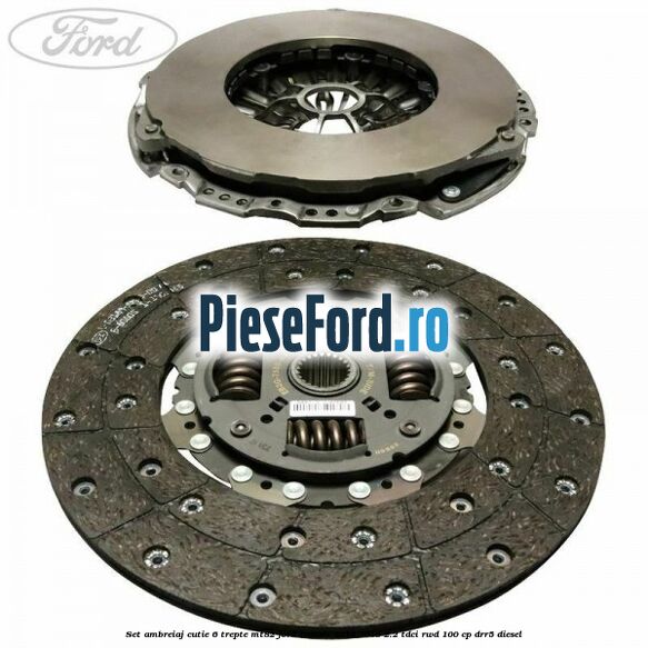 Set ambreiaj cutie 6 trepte MT82 Ford Transit 2014-2018 2.2 TDCi RWD 100 cp DRR5 diesel