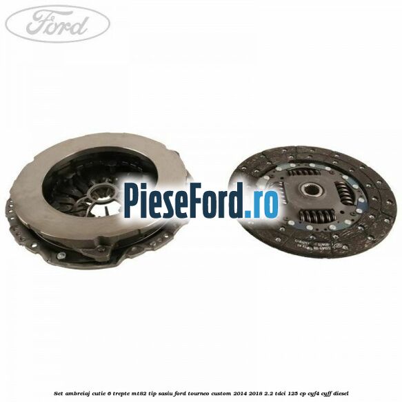 Set ambreiaj cutie 6 trepte MT82 tip sasiu Ford Tourneo Custom 2014-2018 2.2 TDCi 125 cp CYF4, CYFF diesel