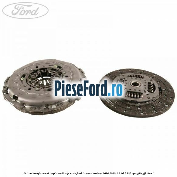Set ambreiaj cutie 6 trepte MT82 tip sasiu Ford Tourneo Custom 2014-2018 2.2 TDCi 125 cp CYF4, CYFF diesel