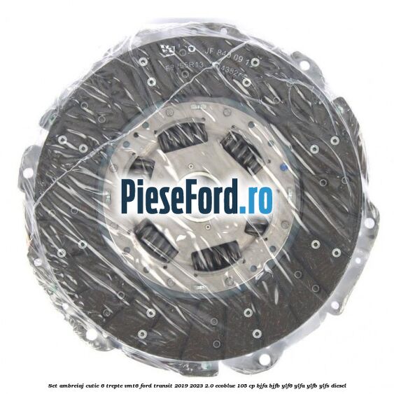 Set ambreiaj cutie 6 trepte VMT6 Ford Transit 2019-2023 2.0 EcoBlue 105 cp BJFA, BJFB, YLF6, YLFA, YLFB, YLFS diesel