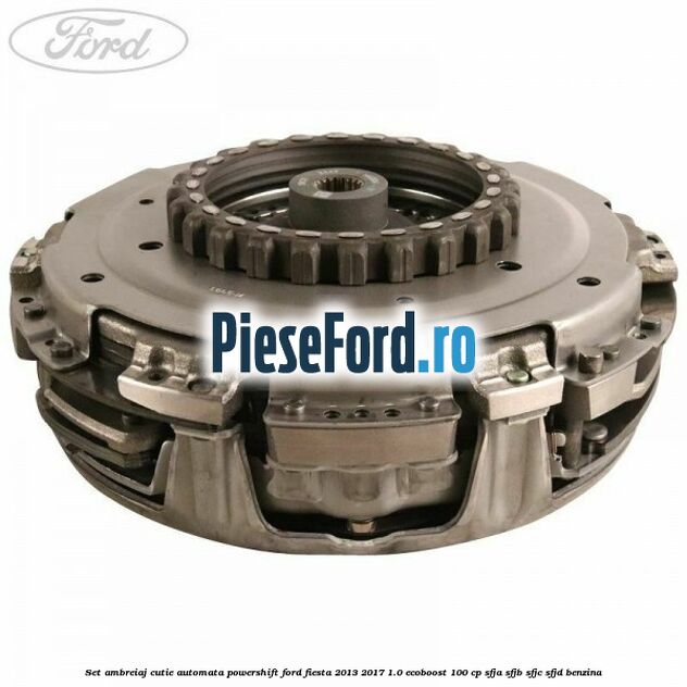Set ambreiaj cutie automata PowerShift Ford Fiesta 2013-2017 1.0 EcoBoost 100 cp SFJA, SFJB, SFJC, SFJD benzina