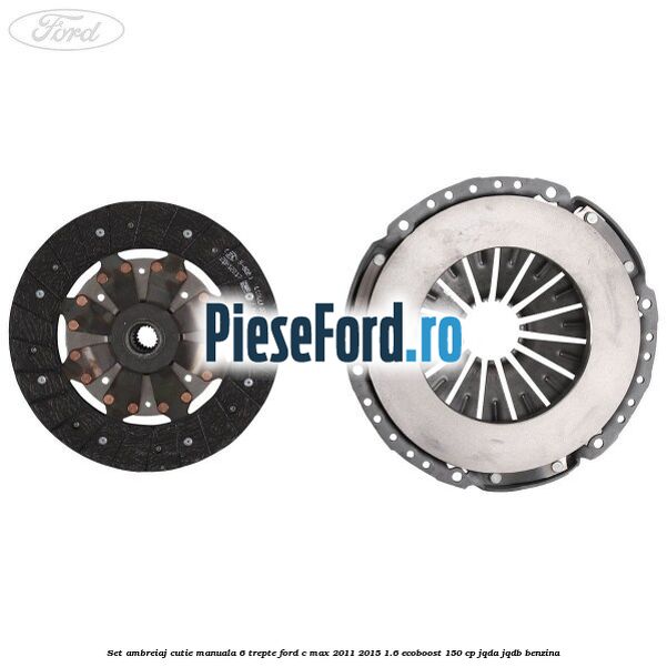 Set ambreiaj, cutie manuala 6 trepte Ford C-Max 2011-2015 1.6 EcoBoost 150 cp JQDA, JQDB benzina