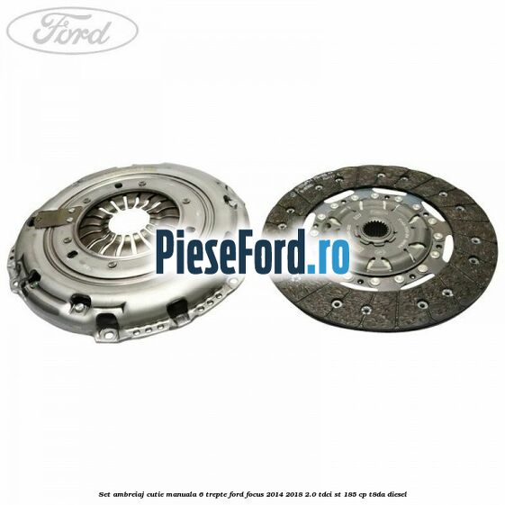 Set ambreiaj, cutie manuala 6 trepte Ford Focus 2014-2018 2.0 TDCi ST 185 cp T8DA diesel