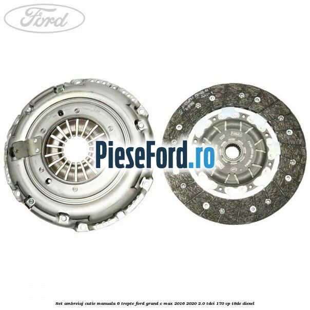 Set ambreiaj, cutie manuala 6 trepte Ford Grand C-Max 2016-2020 2.0 TDCi 170 cp T8DE diesel