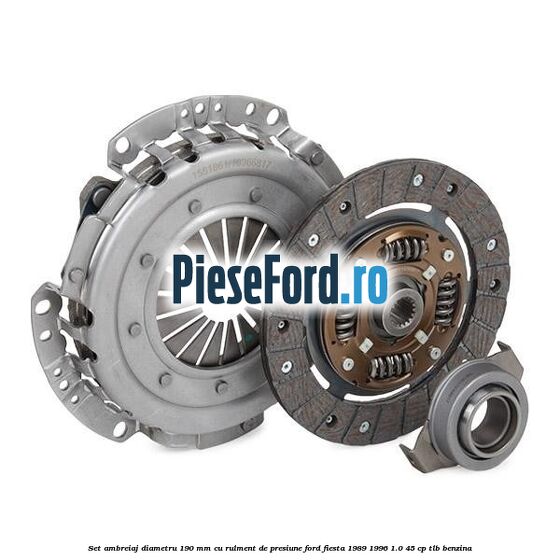 Set ambreiaj diametru 190 mm cu rulment de presiune Ford Fiesta 1989-1996 1.0 45 cp TLB benzina