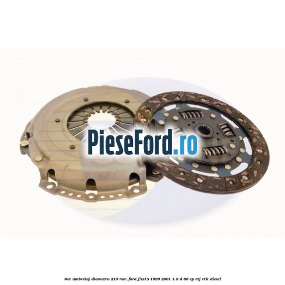 Set ambreiaj diametru 210 mm Ford Fiesta 1996-2001 1.8 D 60 cp RTJ, RTK diesel