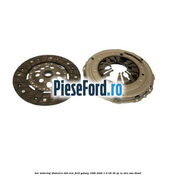 Set ambreiaj diametru 220 mm Ford Galaxy 1995-2000 1.9 TDI 90 cp