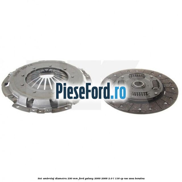 Set ambreiaj diametru 230 mm Ford Galaxy 2000-2006 2.0 i 116 cp NSE, ZVSA benzina
