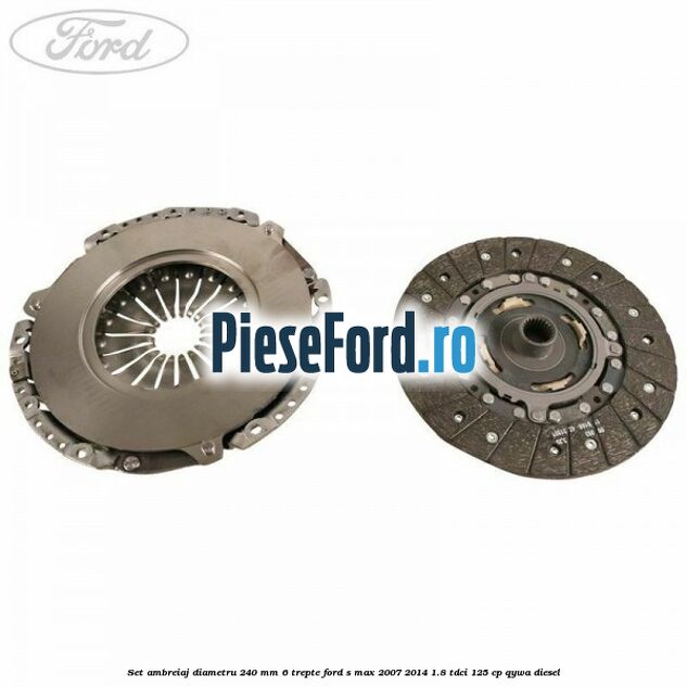 Set ambreiaj diametru 240 mm 6 trepte Ford S-Max 2007-2014 1.8 TDCi 125 cp QYWA diesel