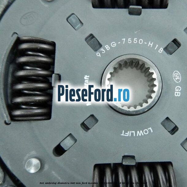 Set ambreiaj diametru 240 mm Ford Mondeo 1993-1996 1.8 TD 88 cp RFM, RFN diesel
