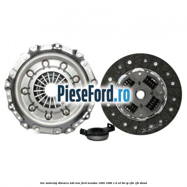 Set ambreiaj dimatru 240 mm Ford Mondeo 1993-1996 1.8 TD 90 cp RFM, RFN diesel