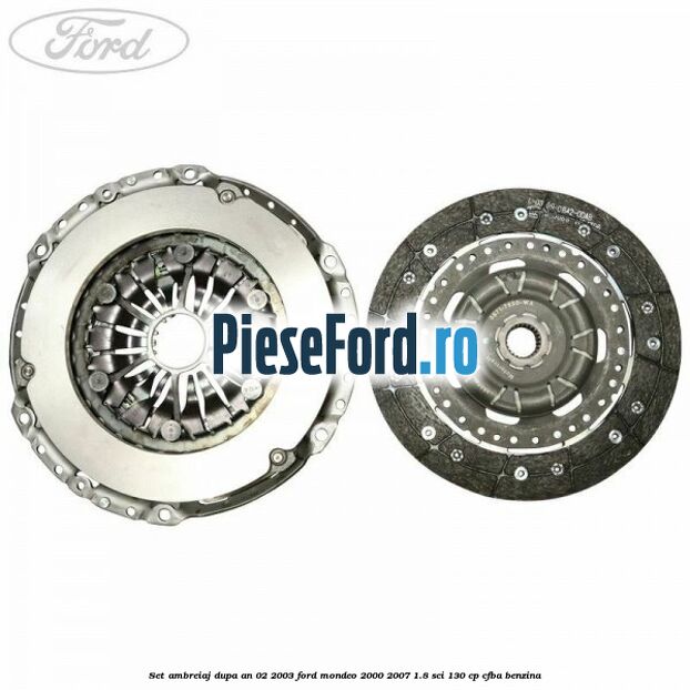 Set ambreiaj dupa an 02/2003 Ford Mondeo 2000-2007 1.8 SCi 130 cp CFBA benzina