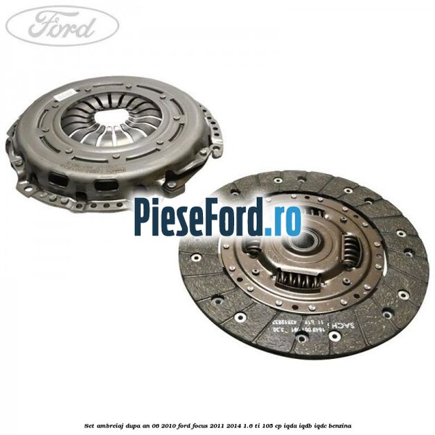 Set ambreiaj dupa an 06/2010 Ford Focus 2011-2014 1.6 Ti 105 cp