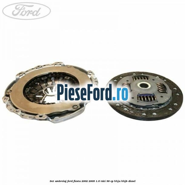 Set ambreiaj Ford Fiesta 2002-2005 1.6 TDCi 90 cp HHJA, HHJB diesel