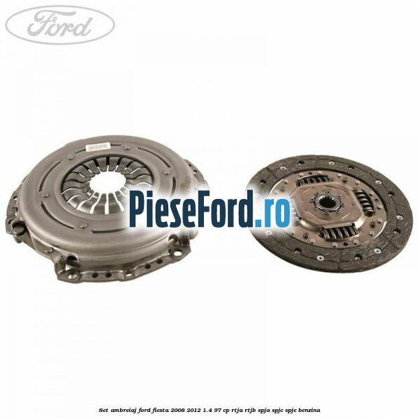Set ambreiaj Ford Fiesta 2008-2012 1.4 97 cp RTJA, RTJB, SPJA, SPJC, SPJE benzina