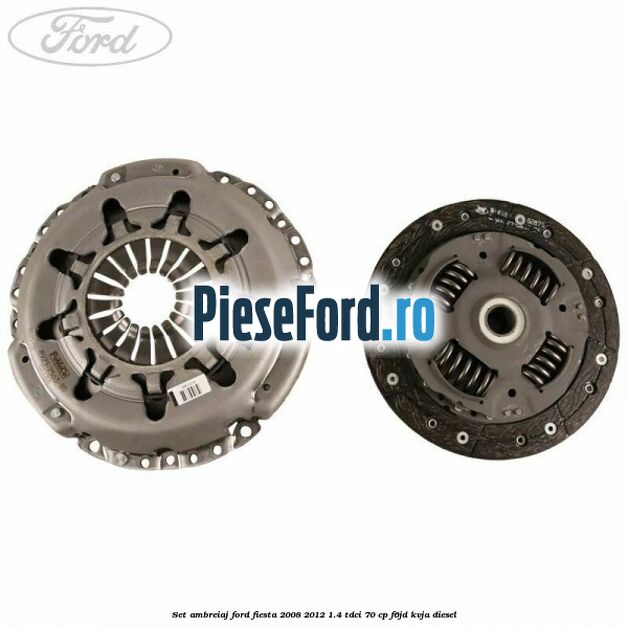 Set ambreiaj Ford Fiesta 2008-2012 1.4 TDCi 70 cp F6JD, KVJA diesel