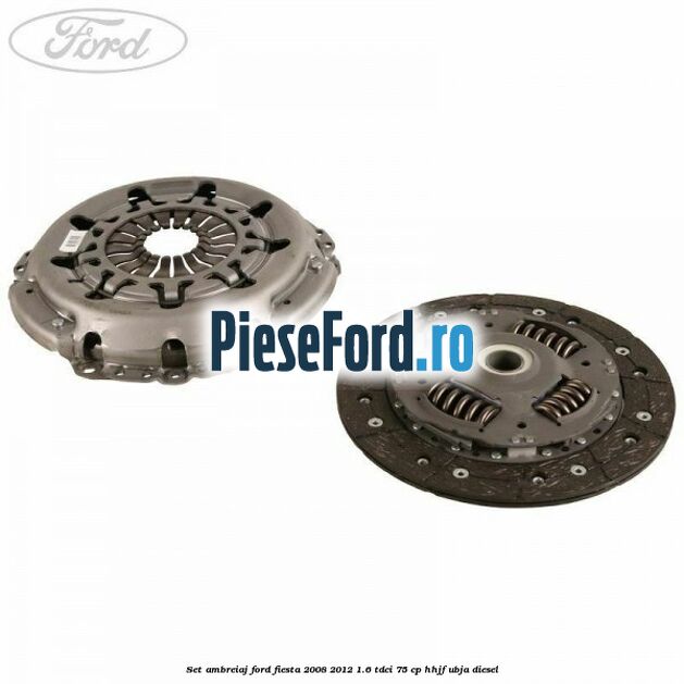 Set ambreiaj Ford Fiesta 2008-2012 1.6 TDCi 75 cp HHJF, UBJA diesel