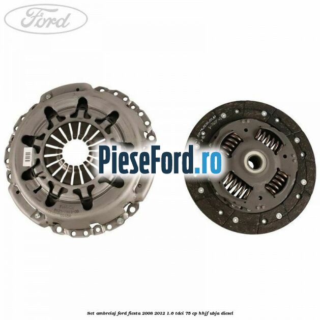 Set ambreiaj Ford Fiesta 2008-2012 1.6 TDCi 75 cp HHJF, UBJA diesel